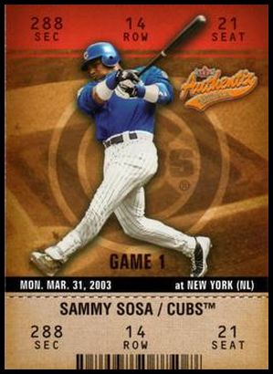 57 Sammy Sosa